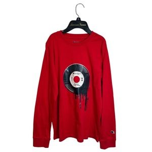 Champion Authentic Athleticwear Long Sleeve Boys XL Long Sleeve Neck‎ Red NWT